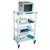 Carro para equipos médicos EXCEL de GIMA – 3 baldas 60×45 cm, carga máx. 80 kg (Ref. GM27440)