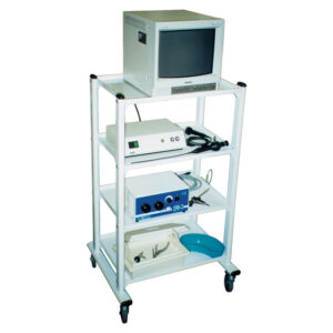 Carro para equipos médicos EXCEL de GIMA – 3 baldas 60×45 cm, carga máx. 80 kg (Ref. GM27440)
