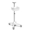 Carro para monitor de signos vitales GIMA 35180 · Altura regulable 85-125 cm · Compatible con monitores 29585, 35151-2 y 80700