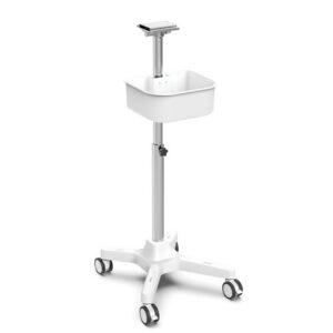 Carro para monitor de signos vitales GIMA 35180 · Altura regulable 85-125 cm · Compatible con monitores 29585, 35151-2 y 80700