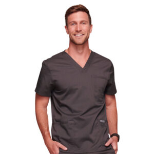 Casaca Sanitaria Cherokee V-Neck Top Revolution para Hombre – Escote en V y Tejido Bielástico (Ref. GM18381)