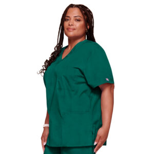 Casaca Sanitaria Unisex Cuello en V Cherokee ORIGINALS – 65% Poliéster / 35% Algodón