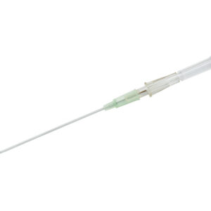 Catéter intravenoso periférico Terumo Surflo™ 18G (1,3 x 64 mm / 2 1/2") recto, verde, estéril – Ref. SR+OX1864C1 | Caja de 50 uds