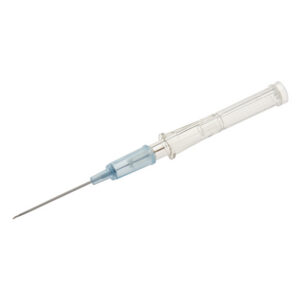Catéter intravenoso Terumo Surflo™ 22G (0,85 × 25 mm / 1") azul – Recto y estéril – Ref. SR+OX2225C1 | Caja 50 uds.