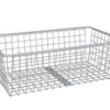 Cesta portaobjetos para camilla de transporte de sala – Acero cromado pintado en gris, accesorio para camilla Ref. 44760 GIMA | 44763