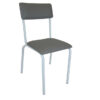 CHAIR - padded seat - grey