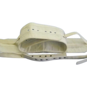 Cinturón de Seguridad para Cama de Paciente · GIMA · 100% Algodón · Talla L-XL (80–122 cm) · Movimiento Único con Cerradura Magnética (Ref. GM43185)
