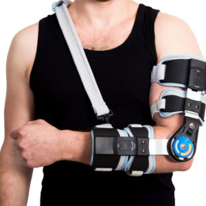 Codera articulada con cabestrillo para codo izquierdo - talla única - GIMA 42011