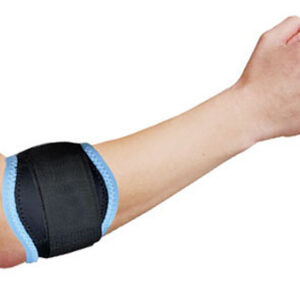 Codera elástica con almohadilla de silicona universal – Soporte ortopédico para epicondilitis, lesiones de ligamentos e inflamación del codo (GIMA, Ref. 42040)