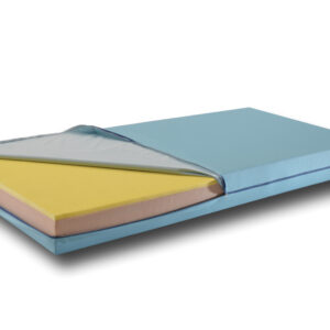 Colchón hospitalario AMYLIFE con funda TEKMA 195 x 85 x 14 cm | Viscoelástico de alta densidad | GIMA Ref. 44806