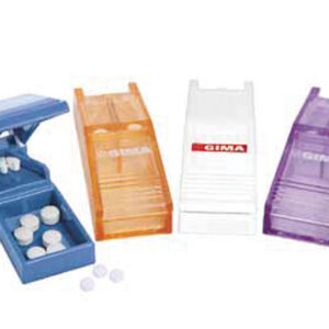 COLOUR PILL SPLITTER (3 white, 3 light blue, 3 lavender, 3 transp.orange)