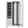 COMBO MEDICINE CABINET - bi-laminated board - white