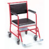 COMMODE WHEELCHAIR with castors - painted