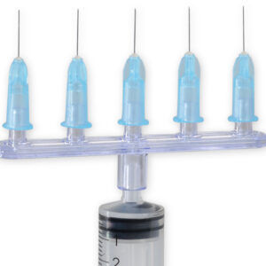 Conectores Multinyector MESO-RELLE GIMA sin aguja para Mesoterapia – 3 y 5 salidas, cono Luer, estériles EtO (Ref. GM23700, GM23701, GM23703)