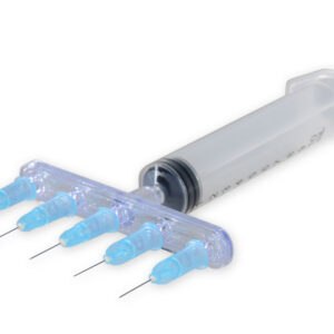 Conectores Multinyector MESO-RELLE GIMA sin aguja para Mesoterapia – 3 y 5 salidas, cono Luer, estériles EtO (Ref. GM23700, GM23701, GM23703)