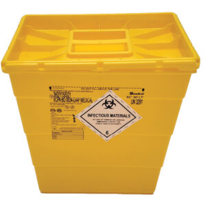 Contenedor de Residuos Hospitalarios GIMA SC Line – 30, 50 y 60 l · Tapa Simple o Doble · ISO 23907-1:2019
