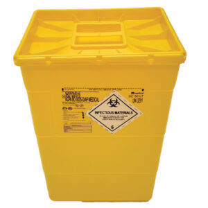 Contenedor de Residuos Hospitalarios GIMA SC Line – 30, 50 y 60 l · Tapa Simple o Doble · ISO 23907-1:2019