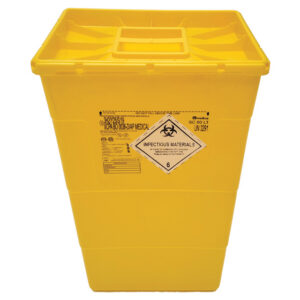 Contenedor de Residuos Hospitalarios GIMA SC Line – 30, 50 y 60 l · Tapa Simple o Doble · ISO 23907-1:2019