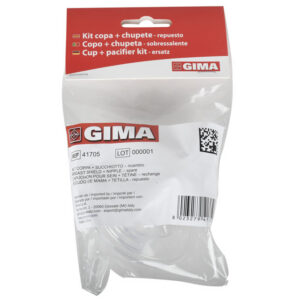 Copa de sacaleches + pezonera de recambio GIMA – Kit repuesto para sacaleches 41700 y 41701 (Ref. 41705)