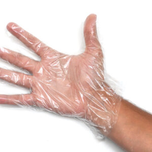 COPOLYMER GLOVES - on paper - large - sterile