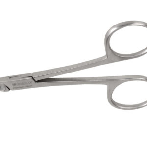 Cortañas en ángulo de acero inoxidable 10 cm – Nail Corner para cutículas y uñas (GIMA, Ref. 39760)
