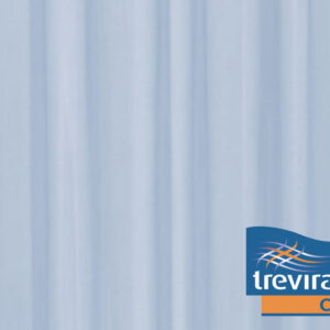 Cortina Trevira para Mampara Móvil | Azul Claro | Antibacteriana, Ignífuga y Lavable a 60° | Medidas 45 x 129 cm – GIMA (Ref. 45570)