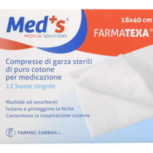 COTTON GAUZE SWABS 18x40 cm - box of 12
