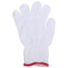 COTTON GLOVES size 6 - 6.5 - white - cuff