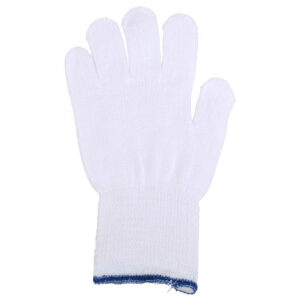 COTTON GLOVES size 7 - 7.5 - white - cuff