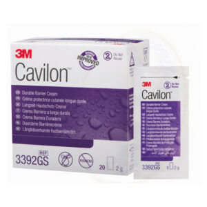Crema Barrera Cutánea de Larga Duración 3M™ Cavilon™ 2 g Monodosis (Ref. 3392GS, Caja de 20) – Protección frente a la Incontinencia