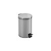 Cubo de basura de acero inoxidable AISI 410 con pedal, 8 litros | Papelera clínica higiénica GIMA (Ref. 44900)