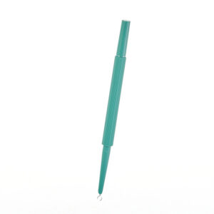 Cureta dermatológica desechable estéril Ø 3 mm – GIMA línea KAI (fabricada en Japón), filo de acero inoxidable semi-afilado y mango ergonómico, caja de 20 uds. (Ref. GM22603)