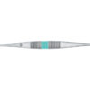 Cureta PEHA 991010 de doble extremo con cucharilla afilada, 16,5 cm – Acero inoxidable estéril de un solo uso – Caja de 25 uds. (GIMA 38726)