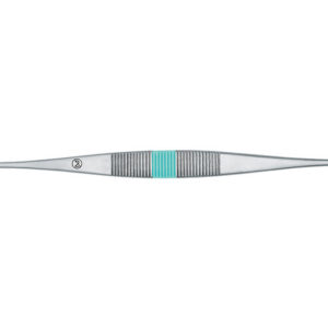 Cureta PEHA 991010 de doble extremo con cucharilla afilada, 16,5 cm – Acero inoxidable estéril de un solo uso – Caja de 25 uds. (GIMA 38726)