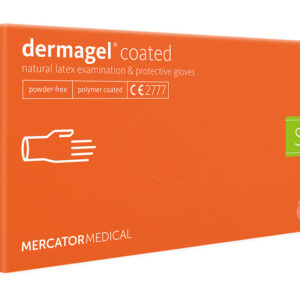 DERMAGEL LATEX GLOVES - POWDER FREE