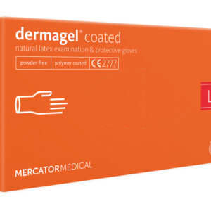 DERMAGEL LATEX GLOVES - POWDER FREE