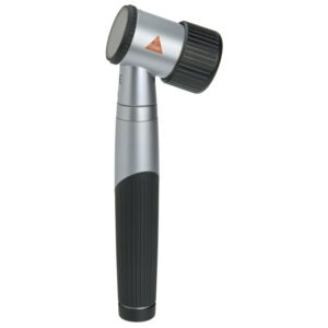 Dermatoscopio de bolsillo HEINE MINI 3000 LED (LEDHQ) sin escala – Negro, aumento 10x, cabezal de metal – Ref. D-008.78.107 / 31158
