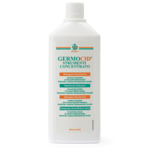 Desinfectante Concentrado para Instrumentos GERMOCID – GIMA (Ref. 36812) | Desinfección de Alto Nivel para Instrumental Quirúrgico Invasivo – Botella 1 L