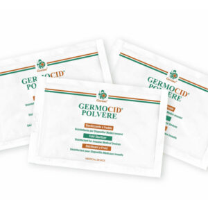 Desinfectante esterilizante en frío Germocid Peracetic en polvo, sobre de 16 g, caja de 50 sobres – GIMA Ref. 36639