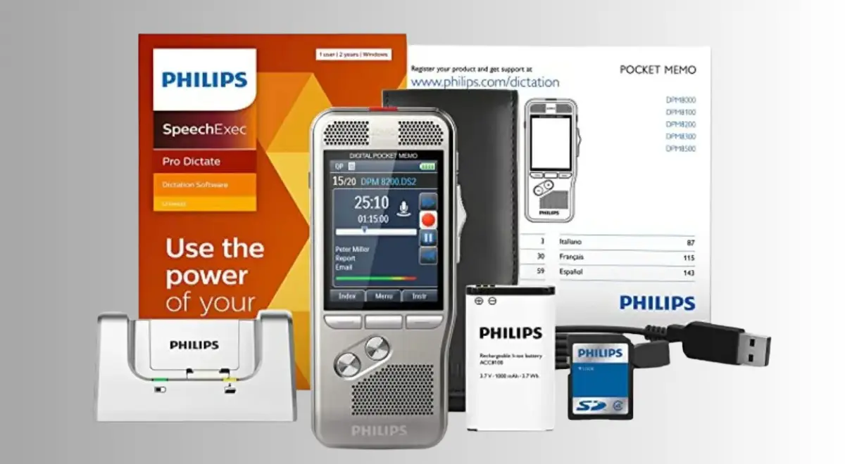 dictafono philips