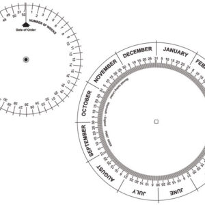 Disco de Embarazo (Calculadora de Gestación) GIMA – Disco Obstétrico Giratorio para Fecha Probable de Parto | Caja de 10 uds | Ref. 29099