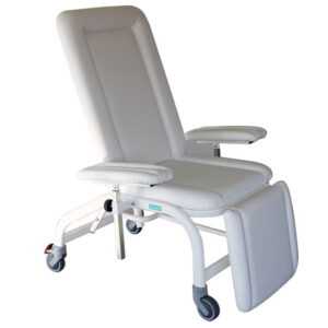 DONOR WHEELCHAIR with wheel - mechanical - white