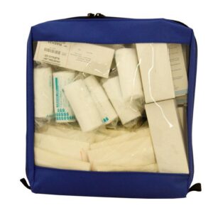 DOUBLE POUCH BLUE