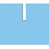 DRAPE 200x240 cm with adhesive U shape cut - sterile