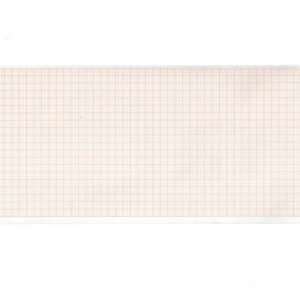 ECG thermal paper 107x25 mm x m roll - orange grid