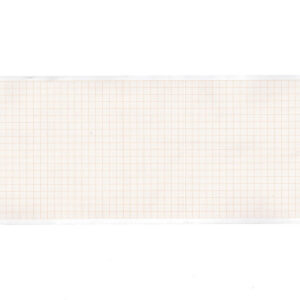 ECG thermal paper 108x23 mm x m roll - orange grid