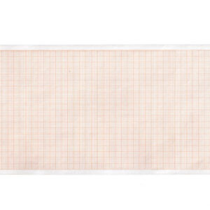 ECG thermal paper 110x20 mm x m roll - orange grid