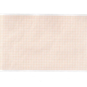 ECG thermal paper 112x27 mm x m roll - orange grid
