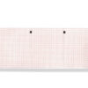 ECG thermal paper 112x90mm x200s pack - red grid