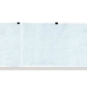 ECG thermal paper 120x100mm x300s pack - blue grid